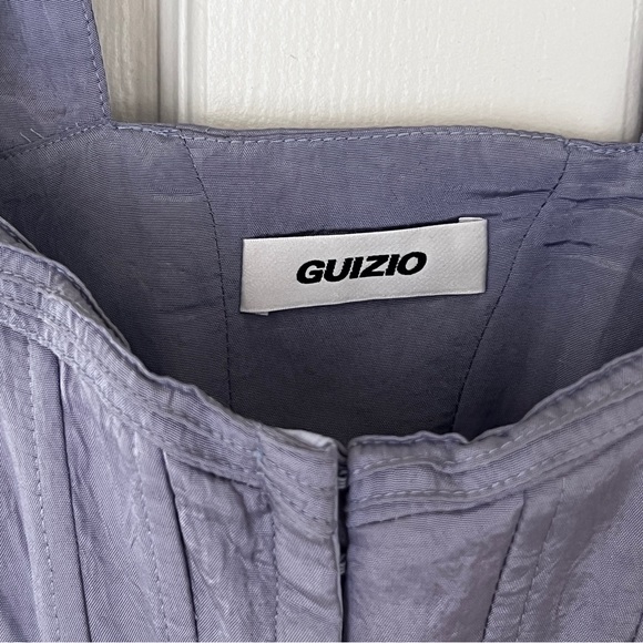NWOT $295 Danielle Guizio Taffeta Corset Top in Lavender PerriwinkleMat Satin XS - Picture 9 of 9